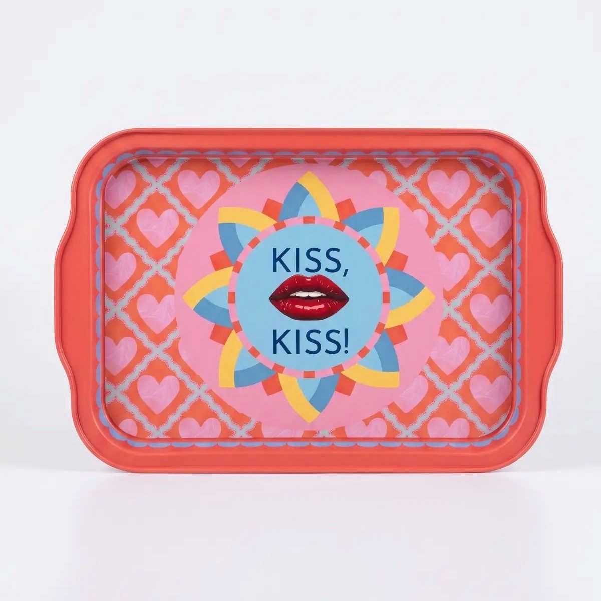 Candy Kisses Serisi Kulplu Metal Sunum Tepsisi - 215x316 mm — Tepsiler — görsel 5 / 6 — Tinbox