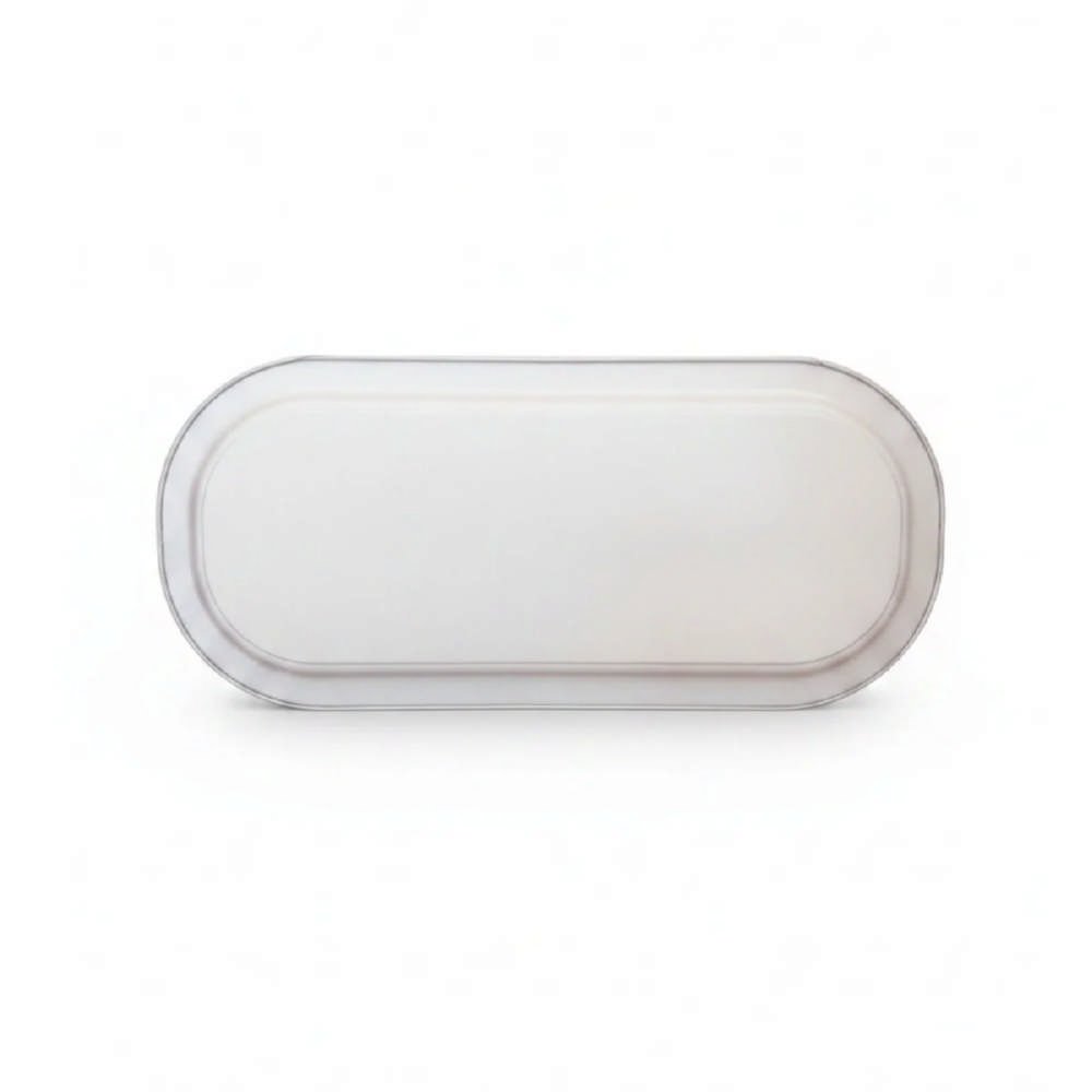 Joy Yazılı Pembe Çizgili Dekoratif Metal Servis Tepsisi - 215x316 mm — Tepsiler — görsel 3 / 5 — Tinbox