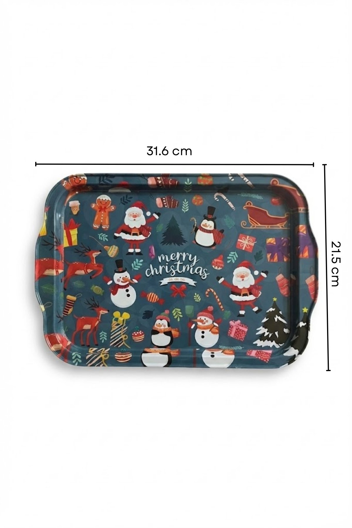 Tepsi, Kulplu, 215x316 mm — Kumsal — Tepsiler — görsel 5 / 5 — Tinbox