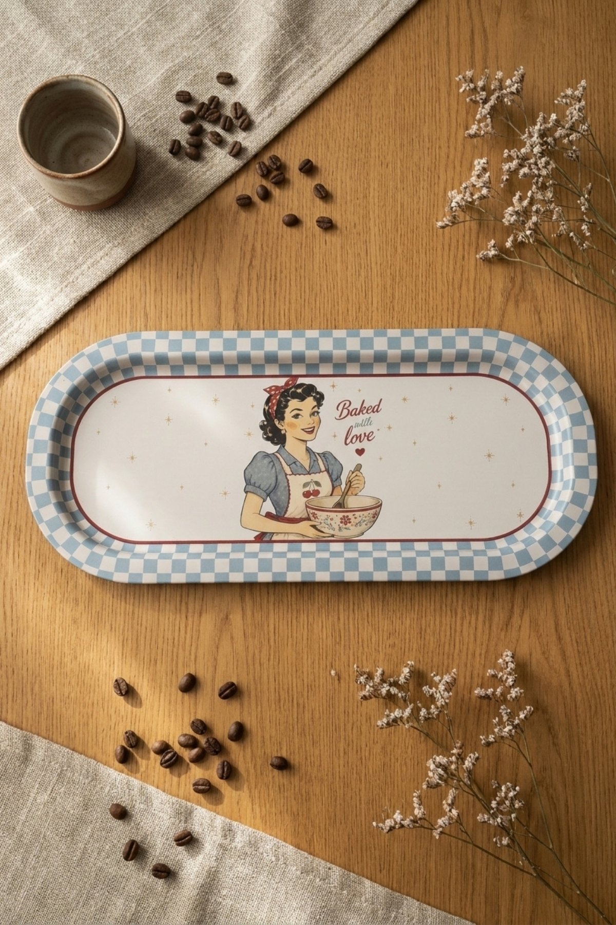 Tepsi, Baton, 160x350 mm — Retro American — Tepsiler — görsel 1 / 3 — Tinbox