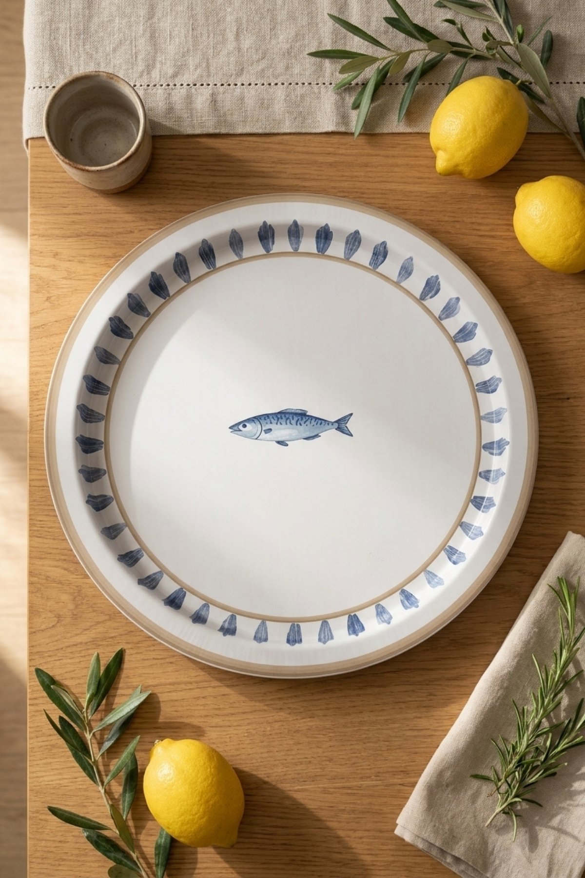 Tepsi, Ø315 Küçük Yuvarlak — Mediterraneo — Tepsiler — Tinbox