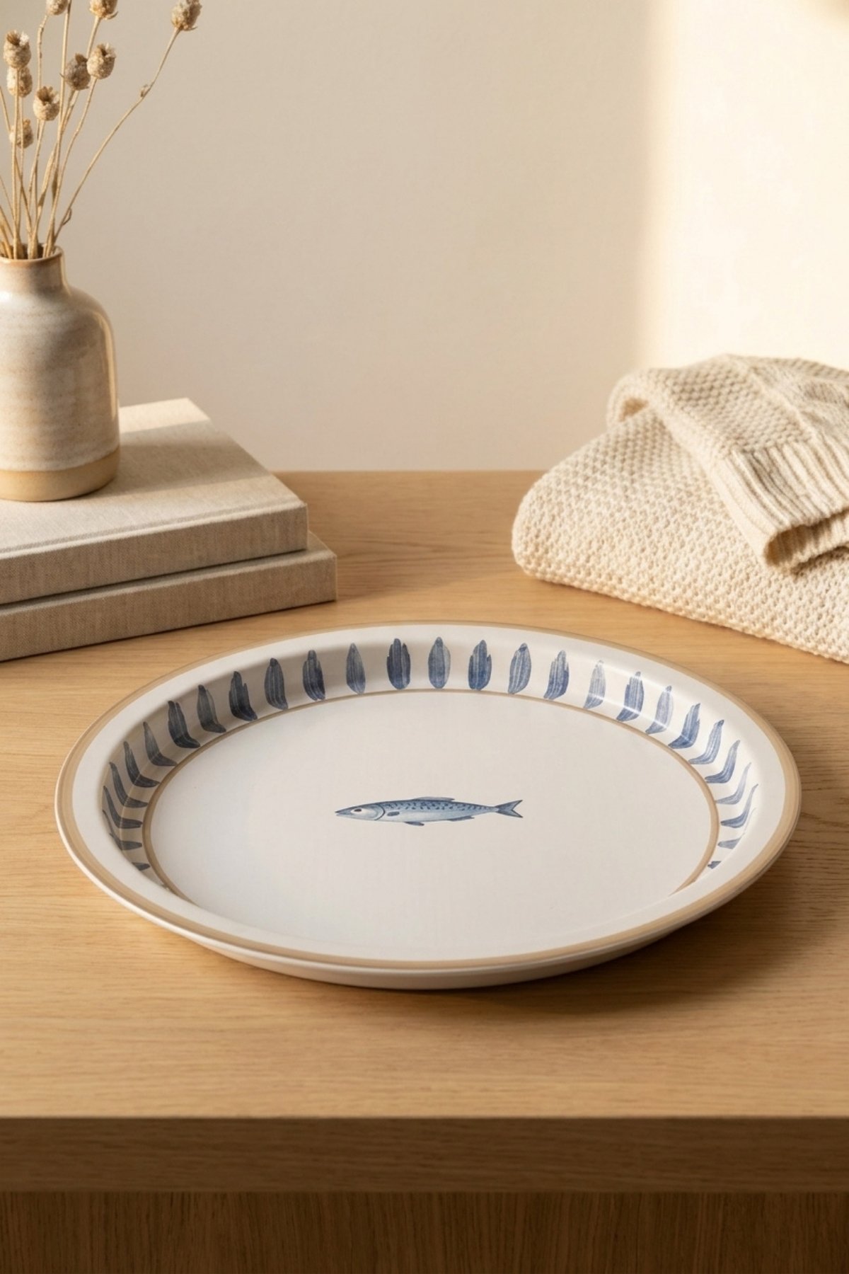 Tepsi, Ø315 Küçük Yuvarlak — Mediterraneo — Tepsiler — görsel 3 / 3 — Tinbox