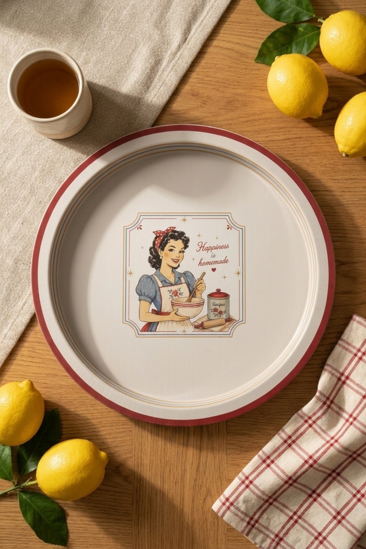 Tepsi, Ø315 Küçük Yuvarlak — Retro American — Trays — view 3 of 3 — Tinbox
