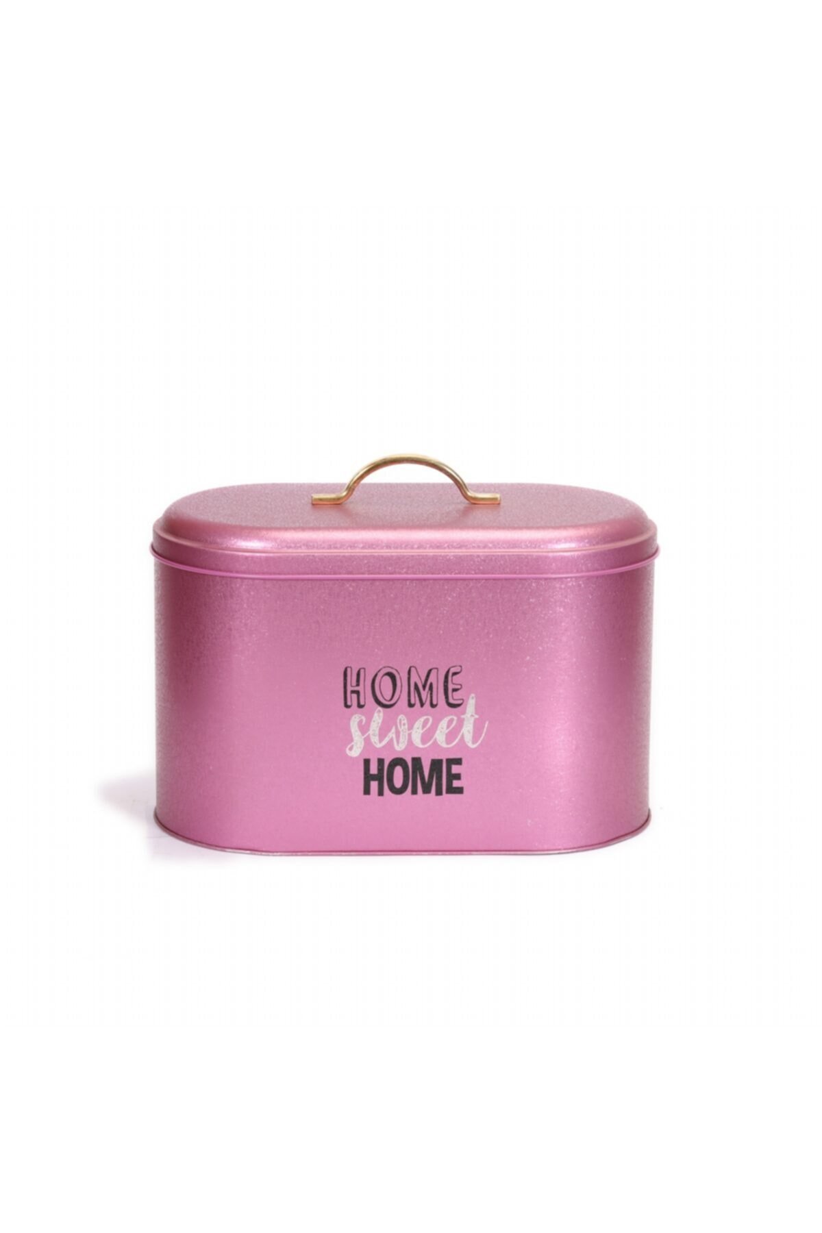 Oval Ekmek Kutusu, 10,4 lt — Home Swt Home Purple — Ekmeklik — Tinbox