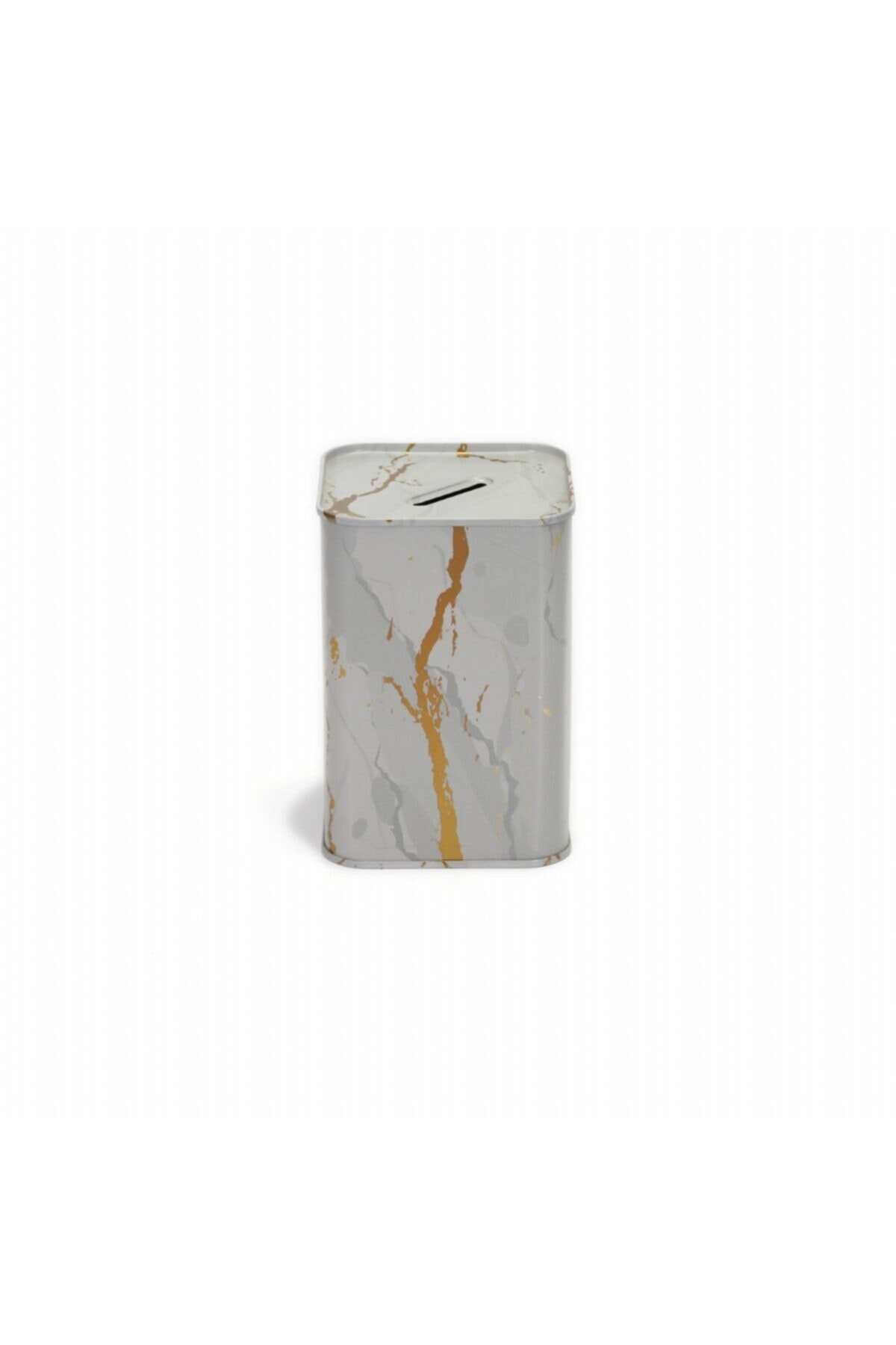 Kare Kumbara, 75x75x100 mm, 0,4 lt — Marble White — Mısır Kovası — görsel 3 / 4 — Tinbox