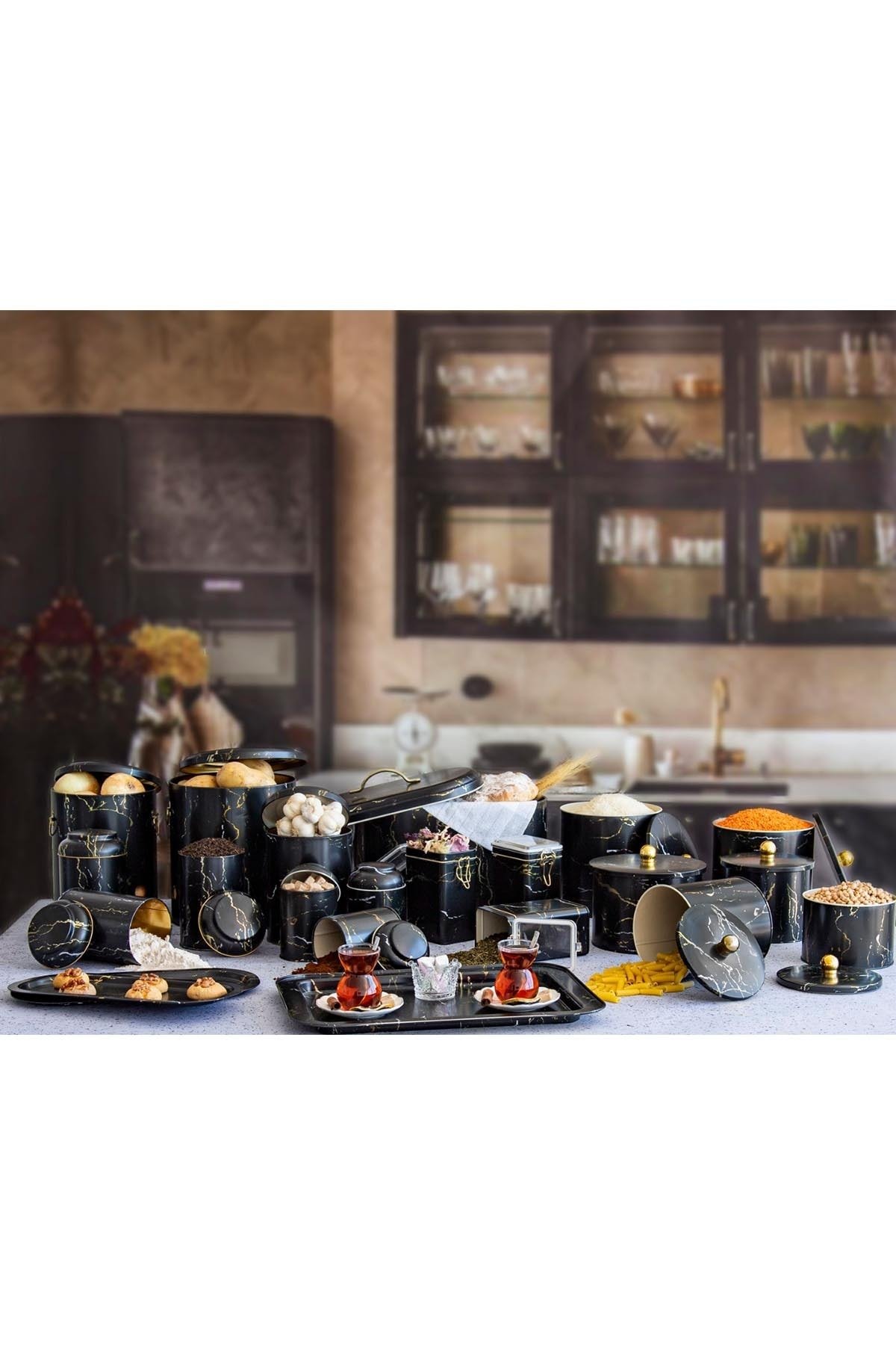 Mega Çeyiz Seti, 21 parça, Marble Black — Kutu Setleri — görsel 3 / 8 — Tinbox