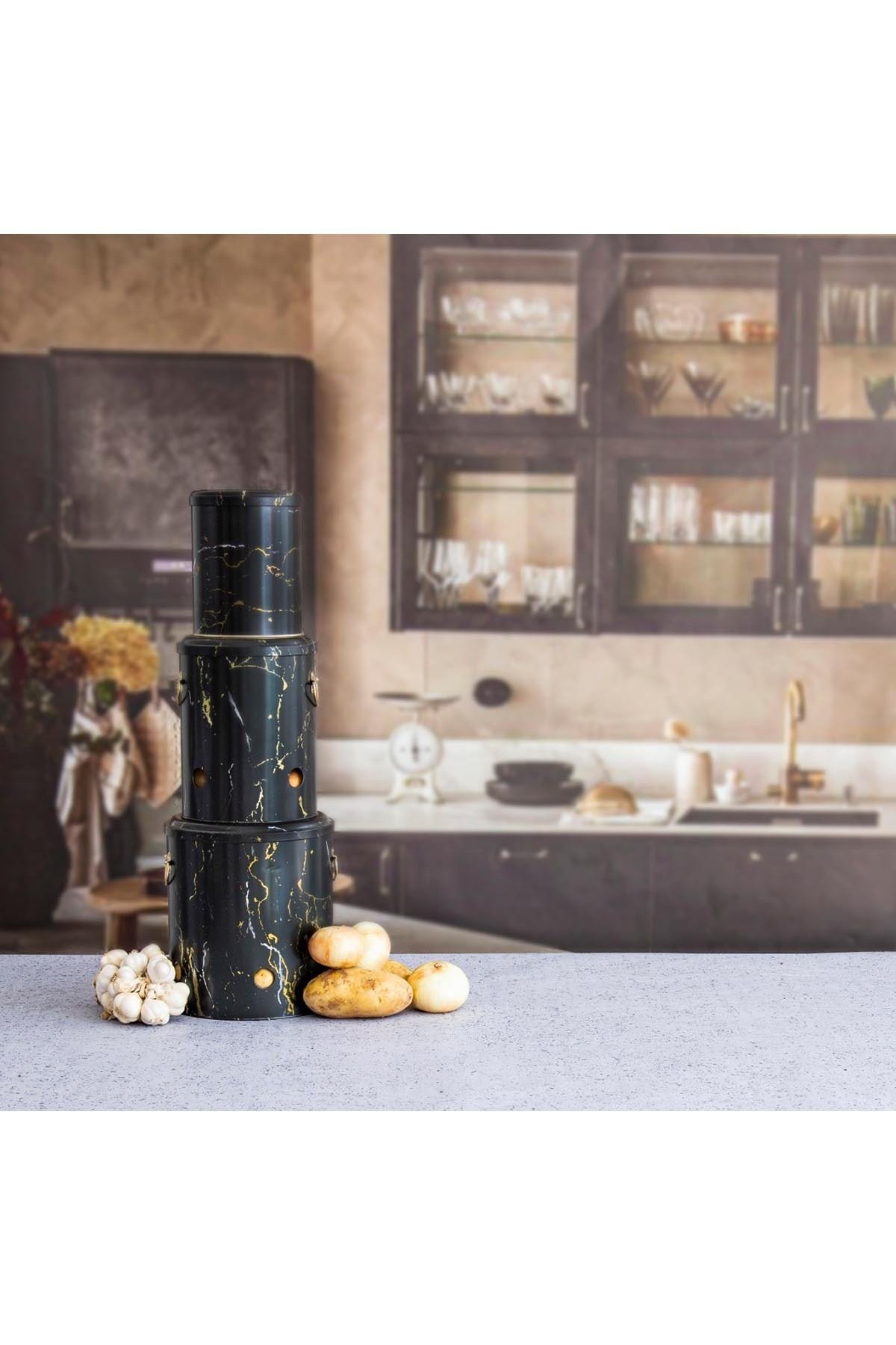 Mega Çeyiz Seti, 21 parça, Marble Black — Kutu Setleri — görsel 6 / 8 — Tinbox