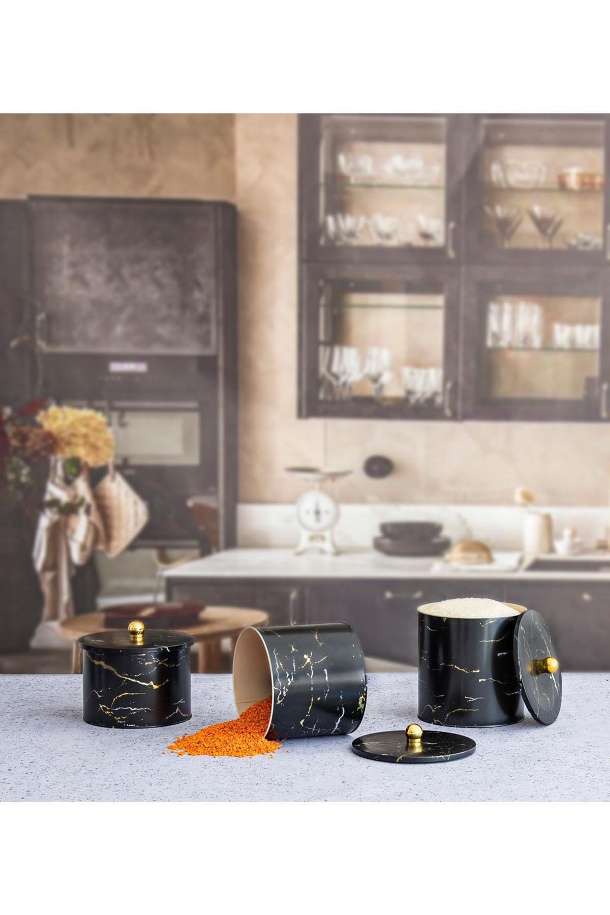 Mega Çeyiz Seti, 21 parça, Marble Black — Kutu Setleri — görsel 8 / 8 — Tinbox