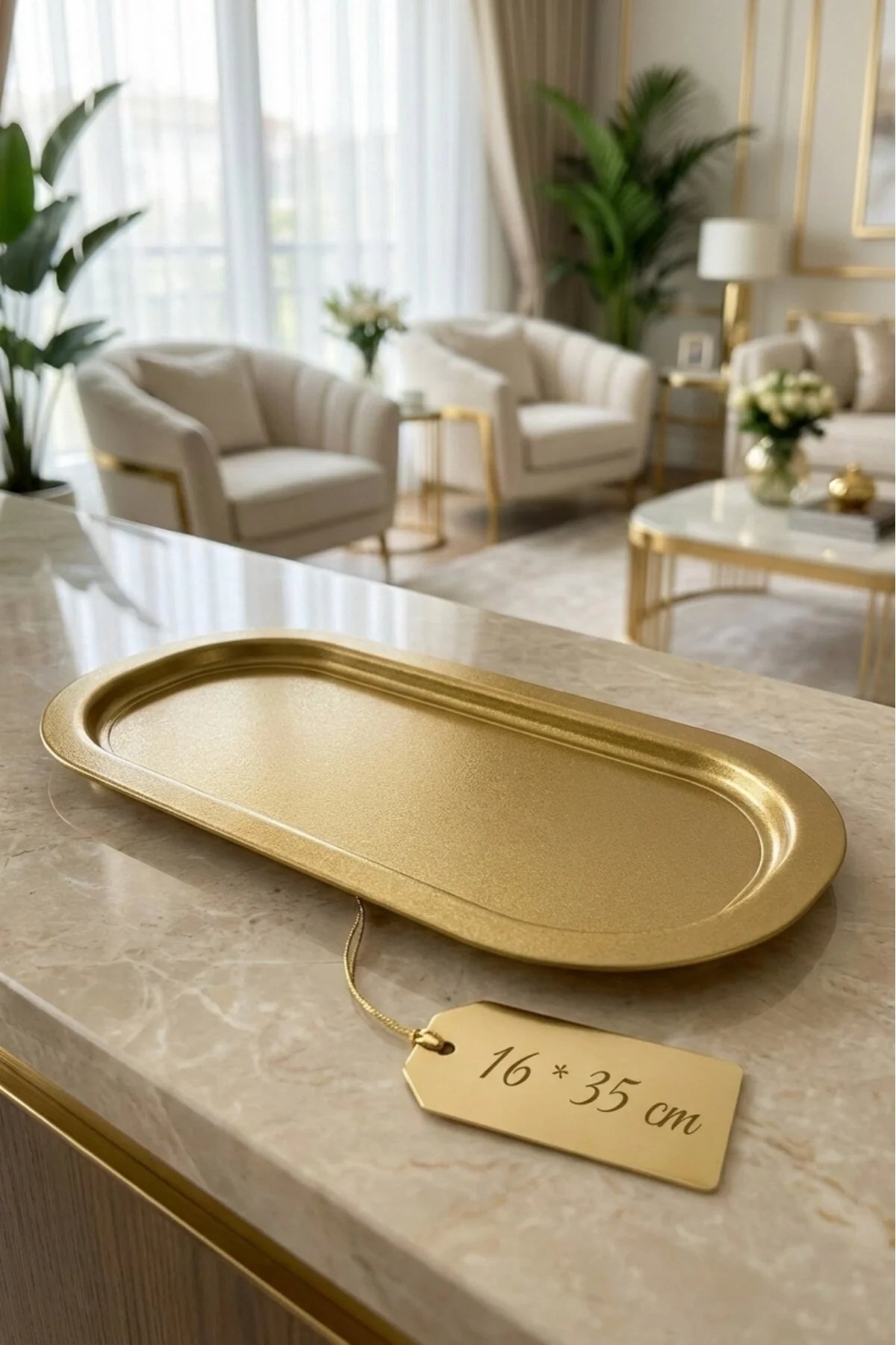 Tepsi, Baton, 160x350 mm — Gold(Çatlak Lak) — Tepsiler — görsel 6 / 7 — Tinbox