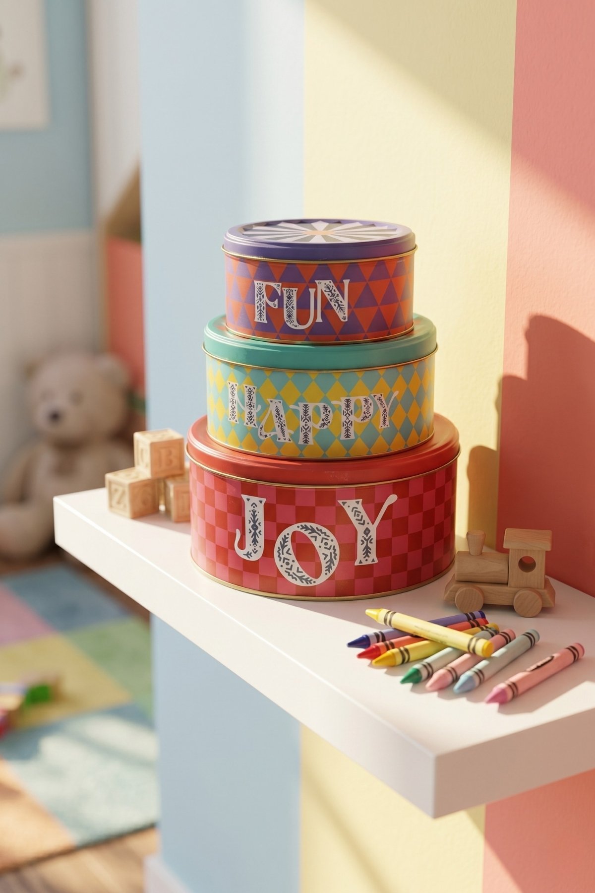 Silindir Saklama Kabı 3 lü Set Ø215, Ø175, Ø140, Feel Moods — Box Sets — view 2 of 5 — Tinbox