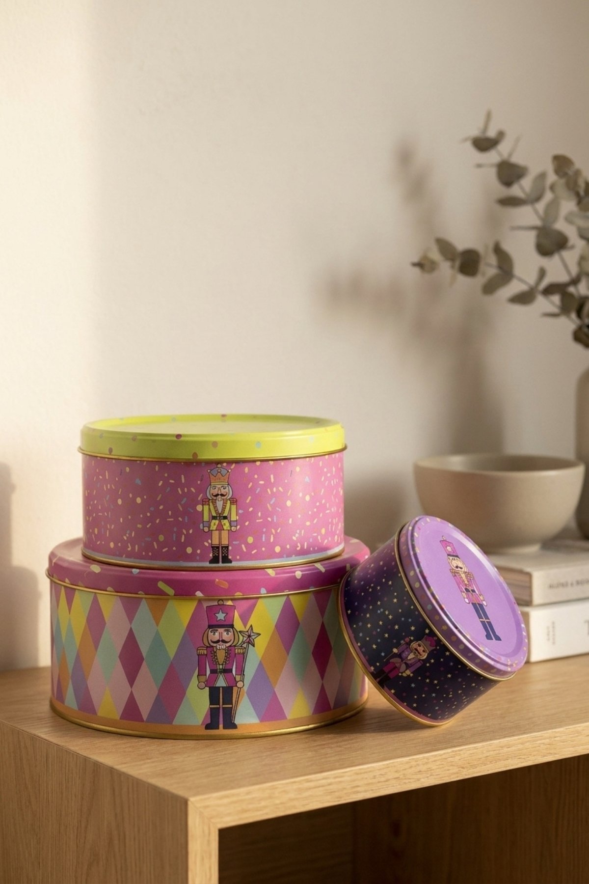 Silindir 3 lü Set Ø215_Ø175_Ø140/Neon Nutcracker — Kutu Setleri — görsel 2 / 3 — Tinbox
