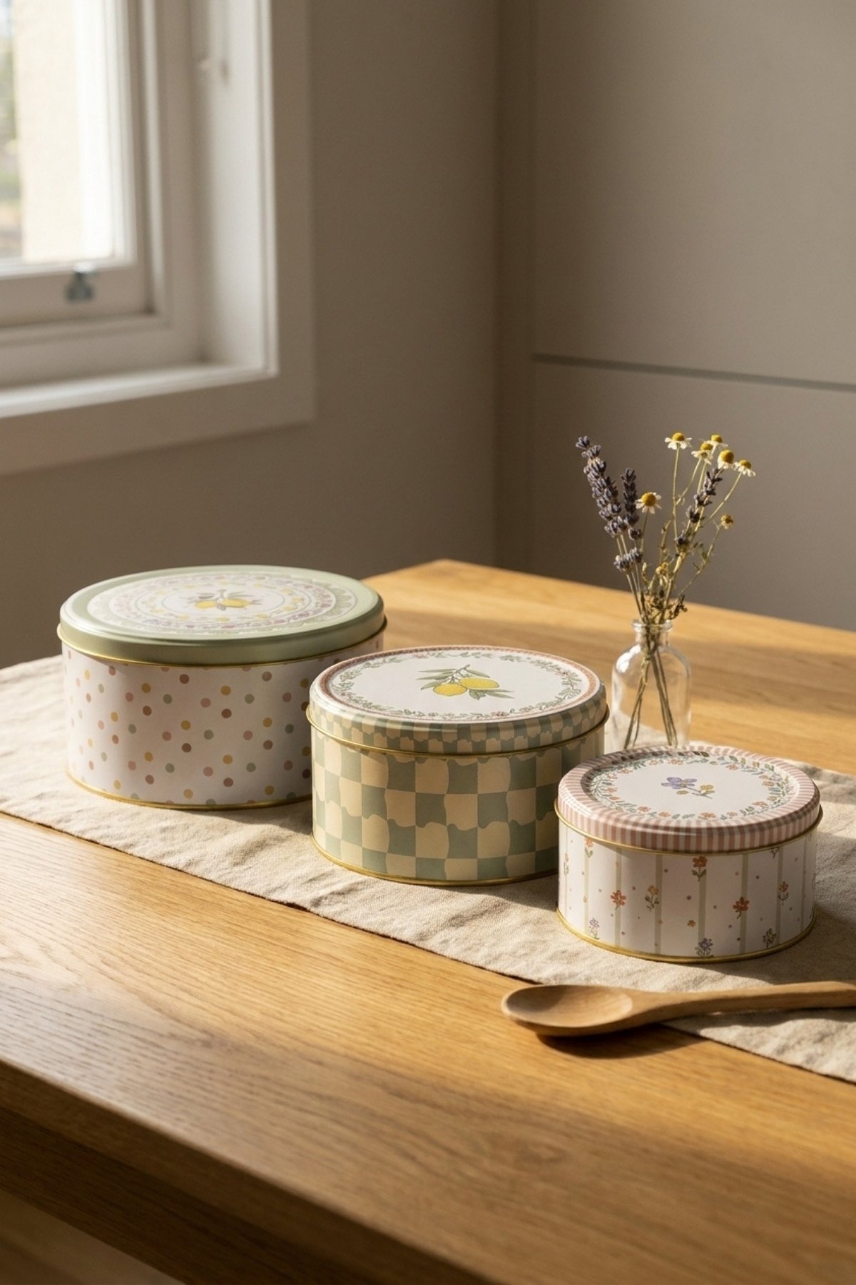 Silindir 3 lü Set Ø215_Ø175_Ø140/Whimsical — Kutu Setleri — görsel 3 / 3 — Tinbox