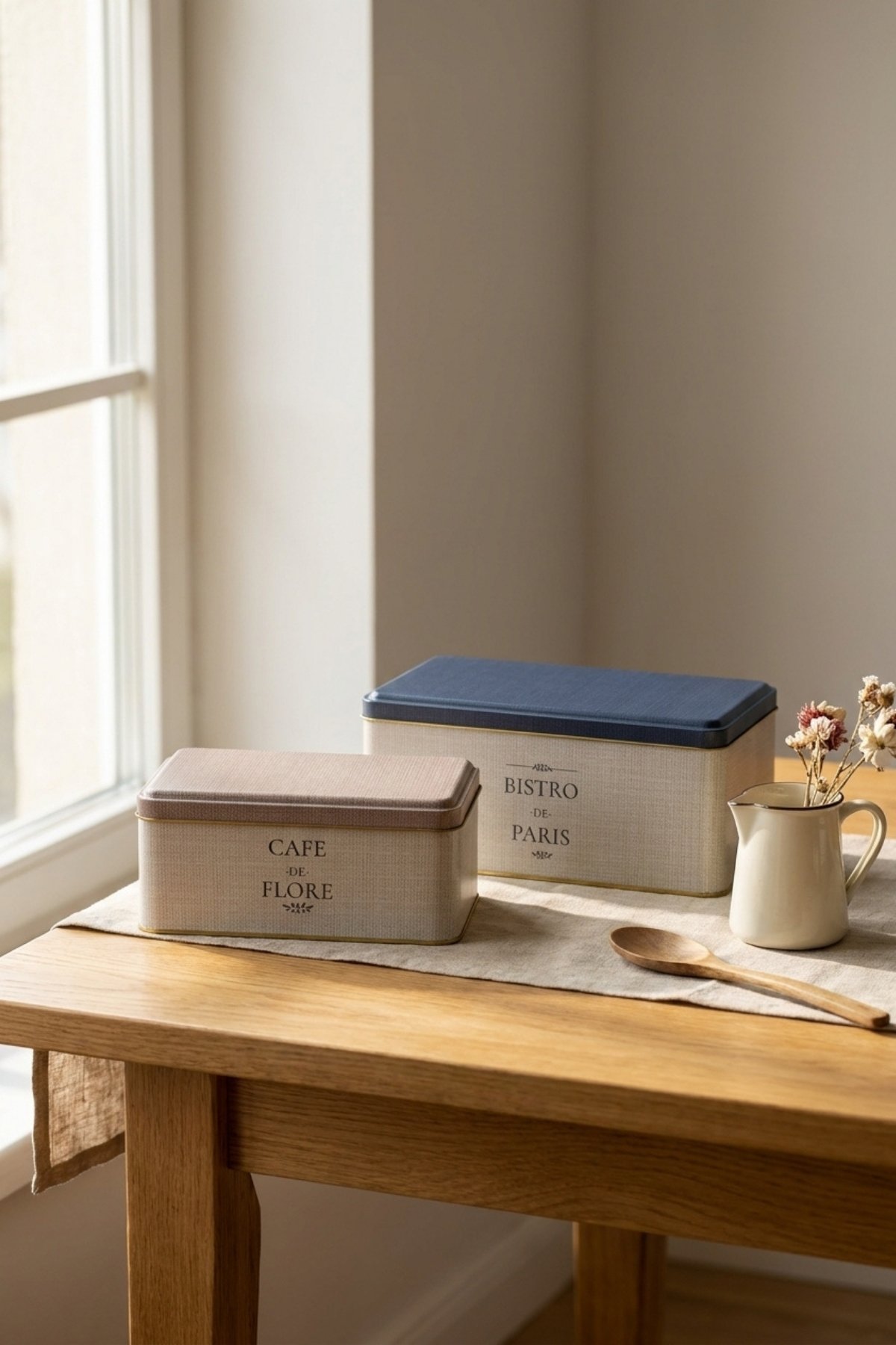 Dikdörtgen 2 li Set 140x240 114x188/French Bistro — Box Sets — Tinbox