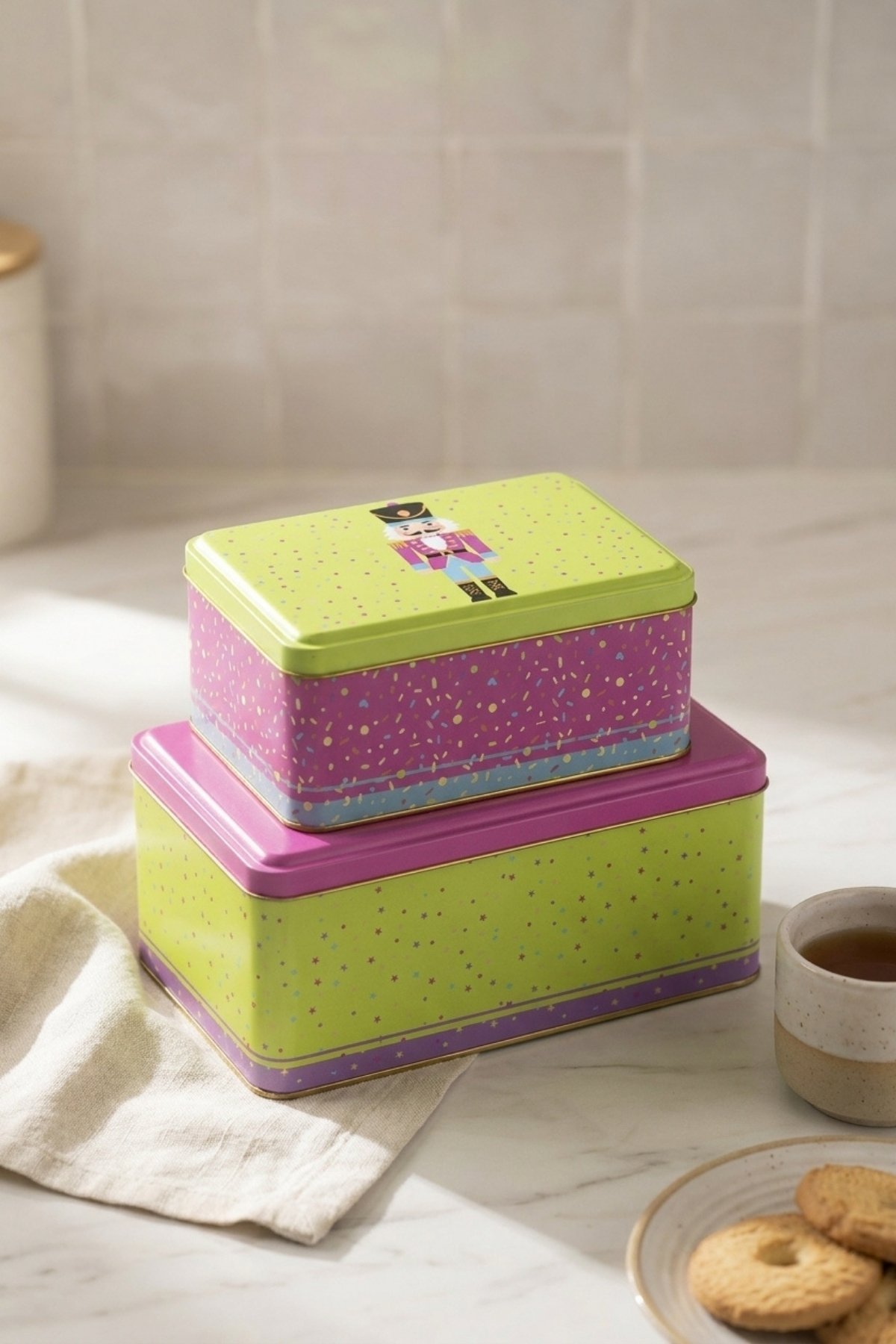 Dikdörtgen 2li Set 140x240 114x188/Neon Nutcracker — Box Sets — Tinbox