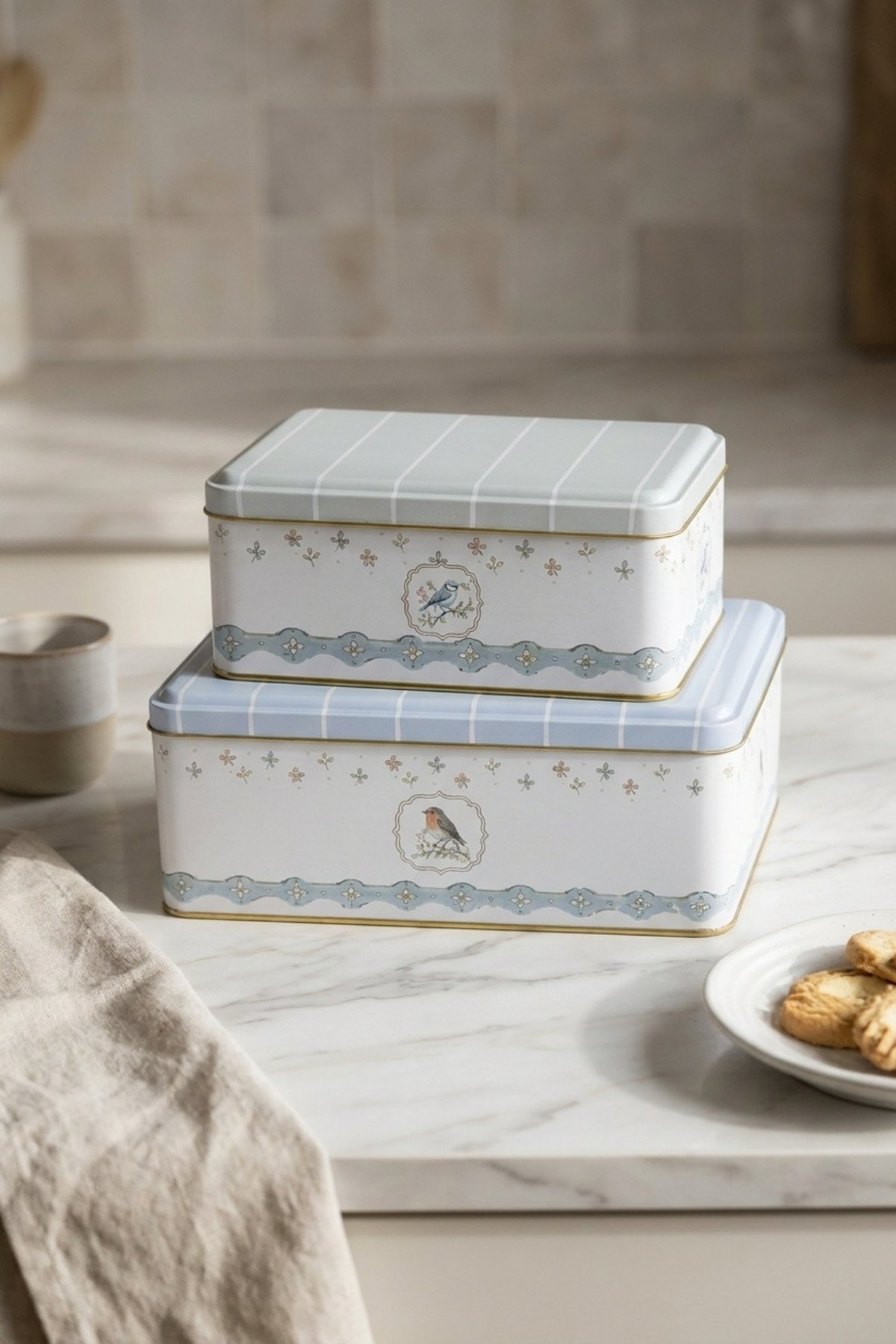 Dikdörtgen 2 li Set 140x240 114x188/Spring Birds — Box Sets — view 2 of 3 — Tinbox