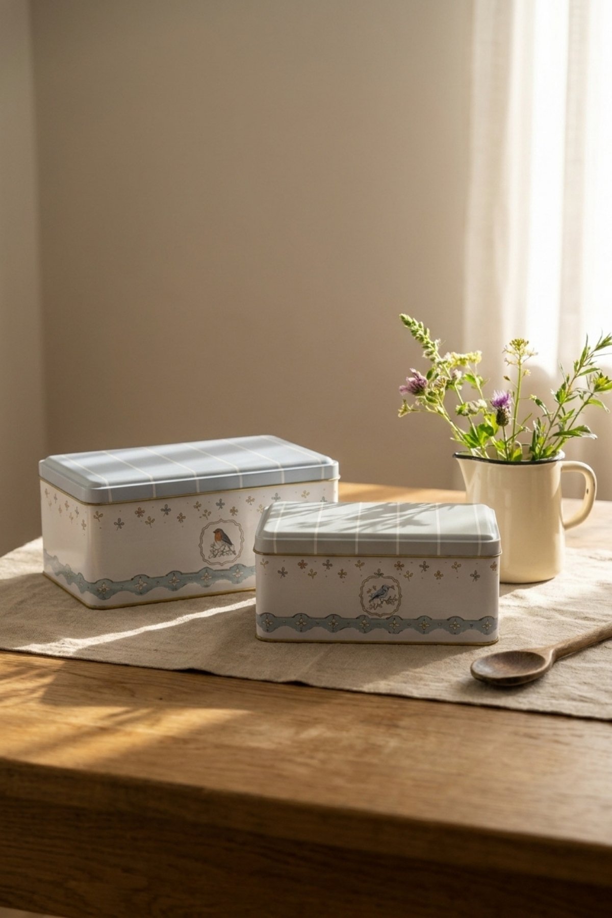Dikdörtgen 2 li Set 140x240 114x188/Spring Birds — Box Sets — view 3 of 3 — Tinbox