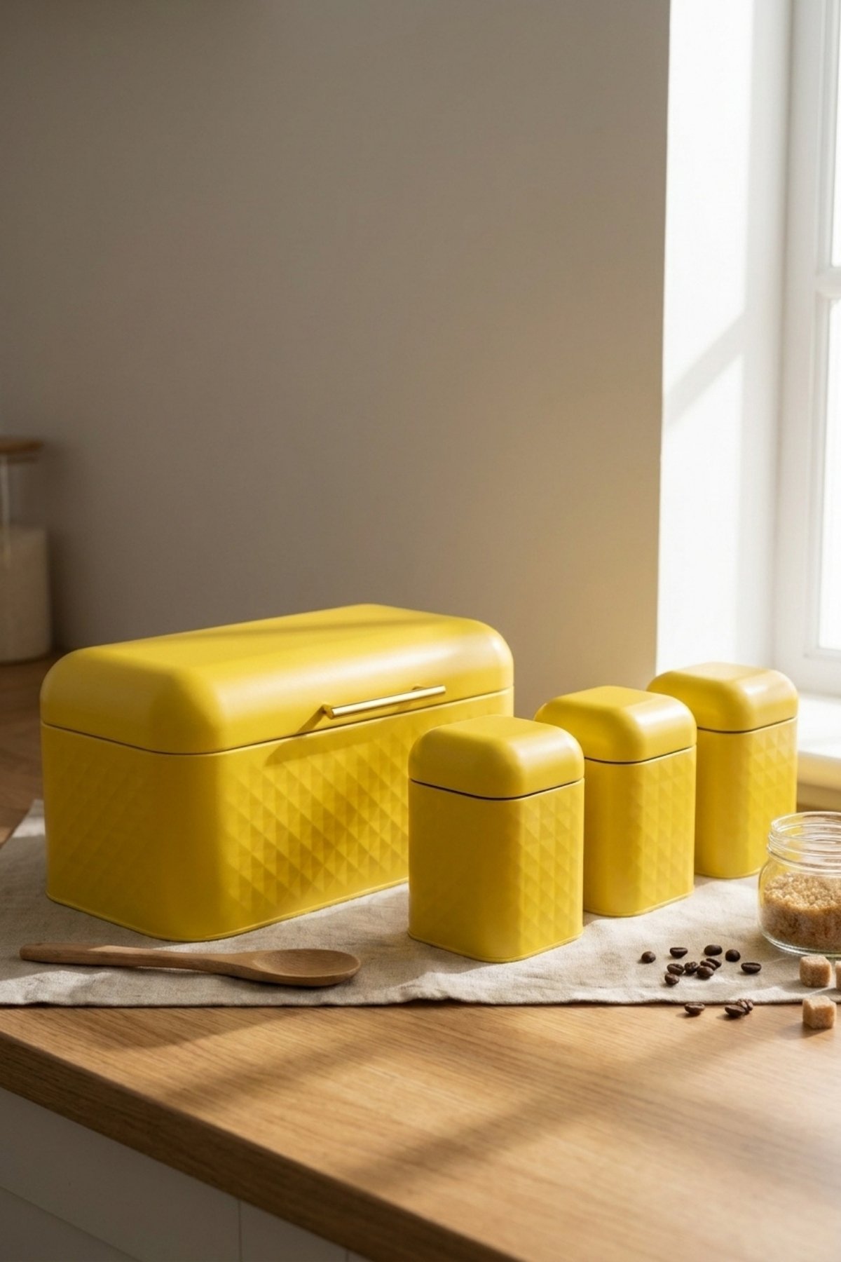 Toz Boyalı Ekmeklik 4 lü set (Menteşeli Ekm.+3 ad 108x108) — Kutu Setleri — Tinbox