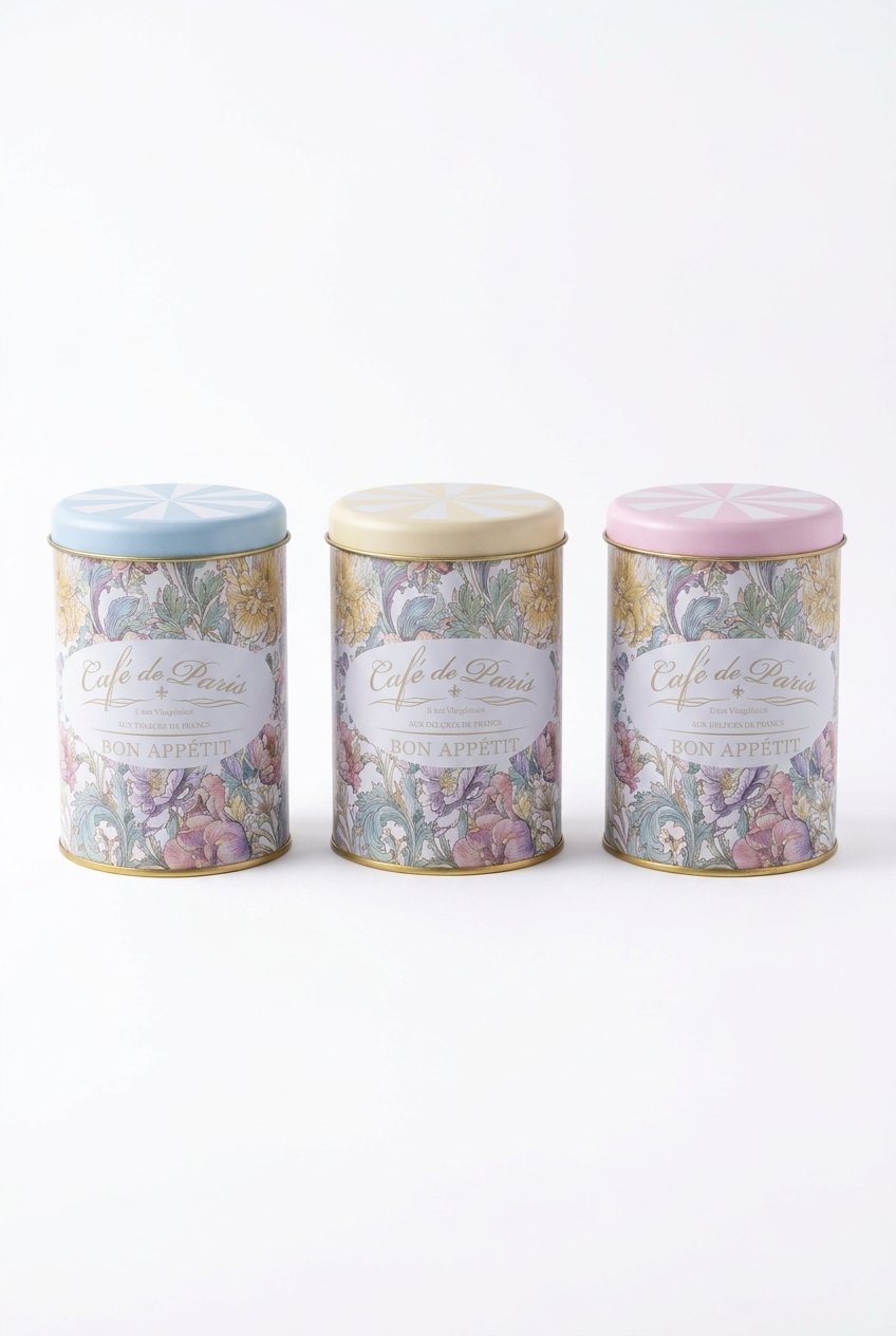 Silindir Saklama Kabı 3 lü Set Ø90, Cafe De Paris Pink — Yeni Ürünler (Taslak) — görsel 1 / 4 — Tinbox