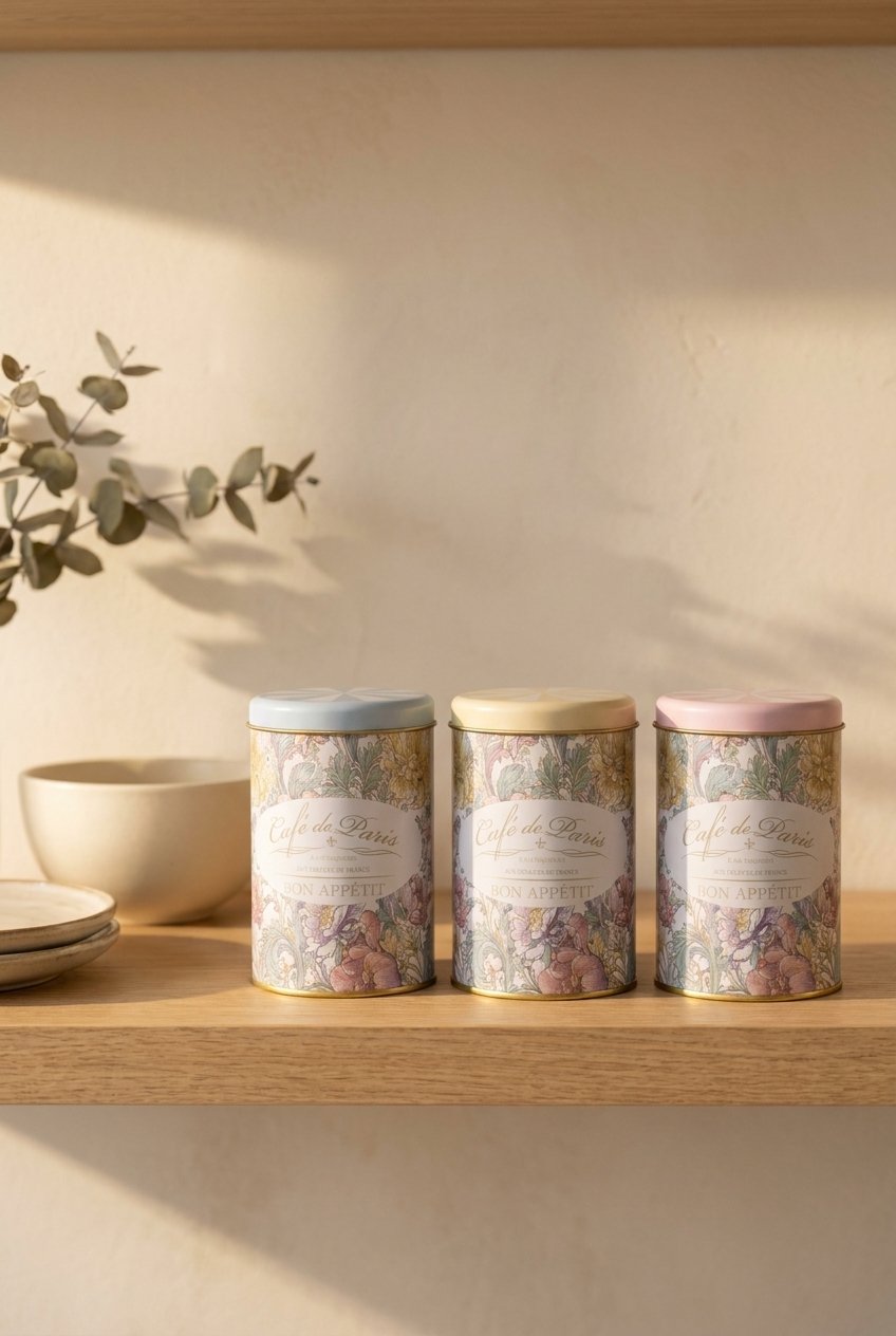 Silindir Saklama Kabı 3 lü Set Ø90, Cafe De Paris Pink — Yeni Ürünler (Taslak) — görsel 3 / 4 — Tinbox