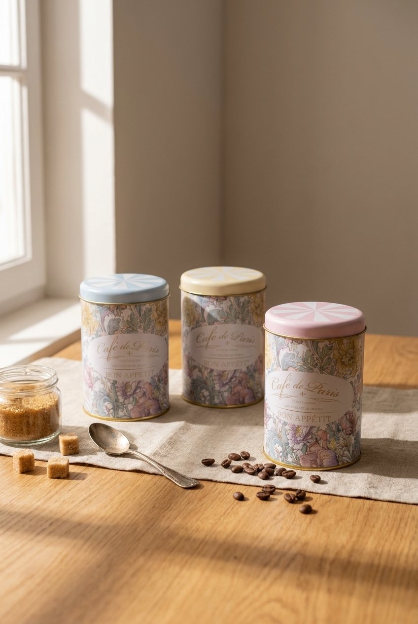 Silindir Saklama Kabı 3 lü Set Ø90, Cafe De Paris Pink — Yeni Ürünler (Taslak) — görsel 4 / 4 — Tinbox