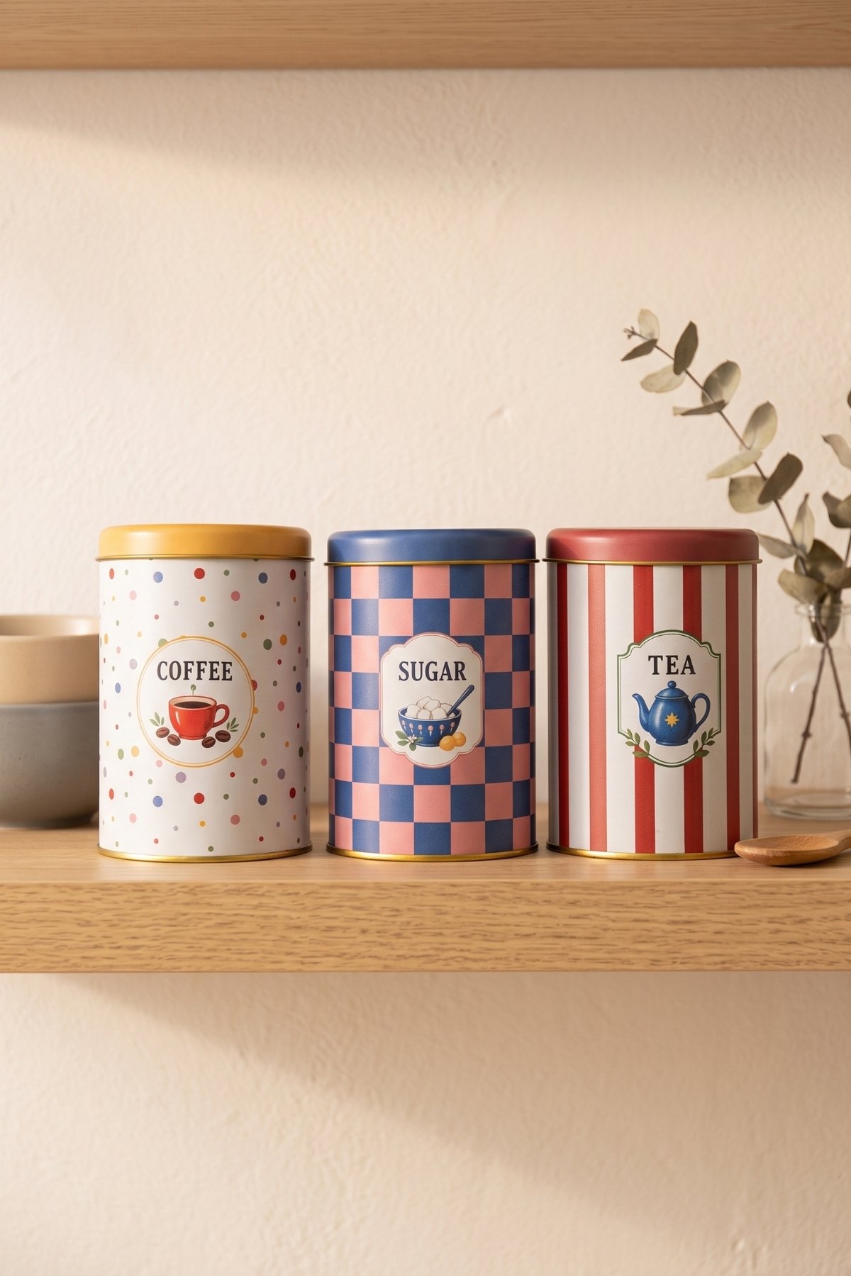Silindir Saklama Kabı 3 lü Set Ø90/Dopamine — Kutu Setleri — görsel 2 / 3 — Tinbox