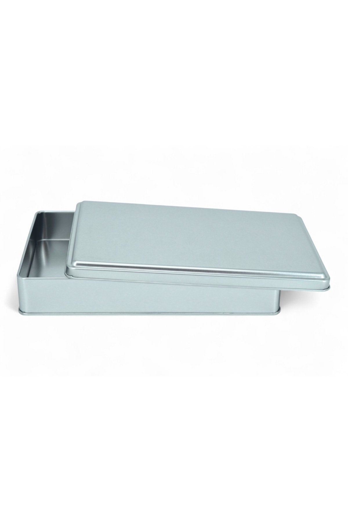 Dikdörtgen Kutu, 170x260x45 1,6 lt — Mat Silver — UV Baskı Kutular — görsel 3 / 4 — Tinbox