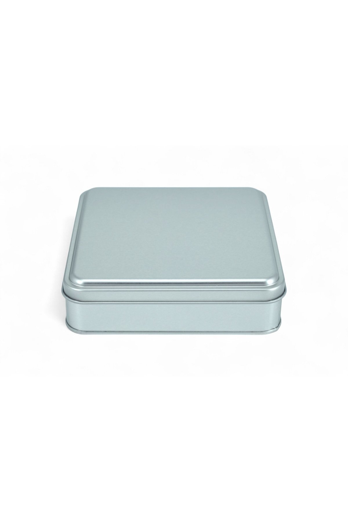 Kare Kutu,158x158x40 mm,1 lt — Mat Silver — UV Baskı Kutular — görsel 2 / 4 — Tinbox
