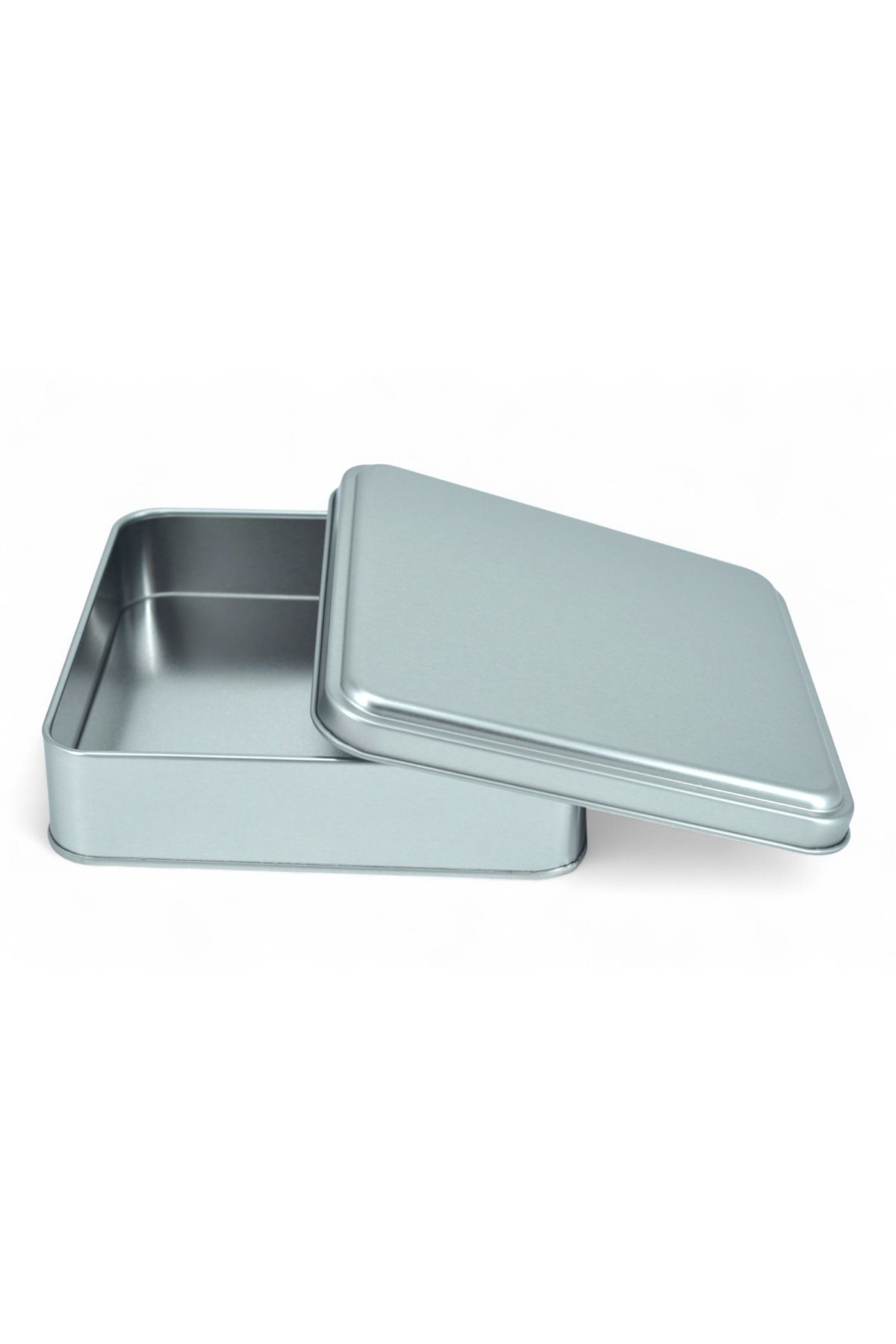 Kare Kutu,158x158x40 mm,1 lt — Mat Silver — UV Baskı Kutular — görsel 3 / 4 — Tinbox