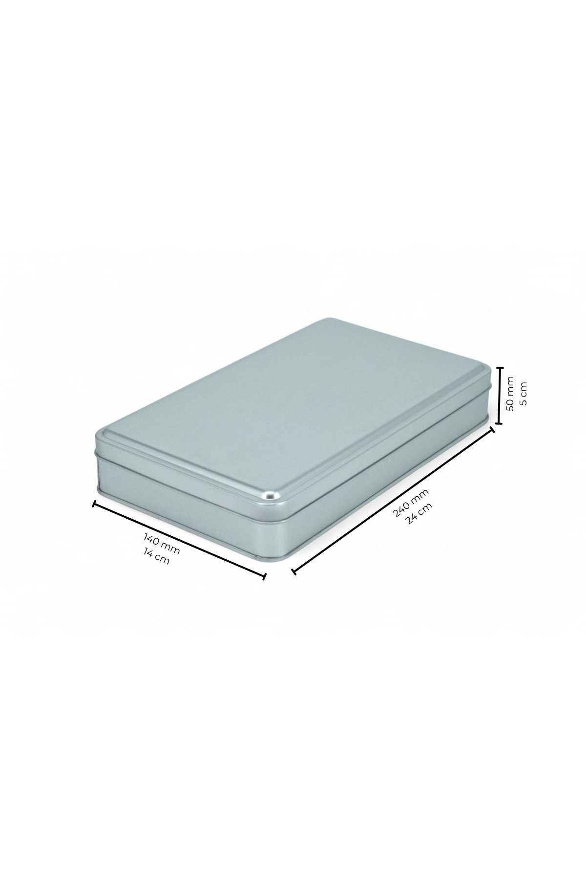 Kontensan 140x240_Metal Kpk_50 Ksm — Mat Silver — UV Baskı Kutular — görsel 4 / 4 — Tinbox