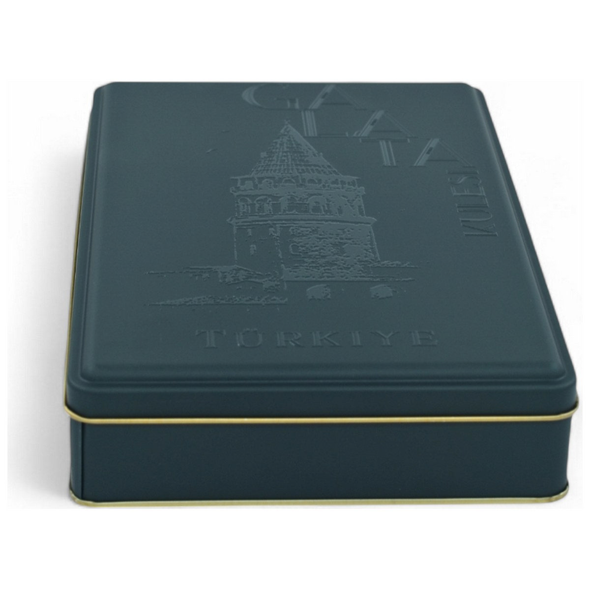 Özel Baskılı 170x260x40 mm Mat Siyah Dikdörtgen Teneke Kutu — UV Baskı Kutular — görsel 5 / 5 — Tinbox