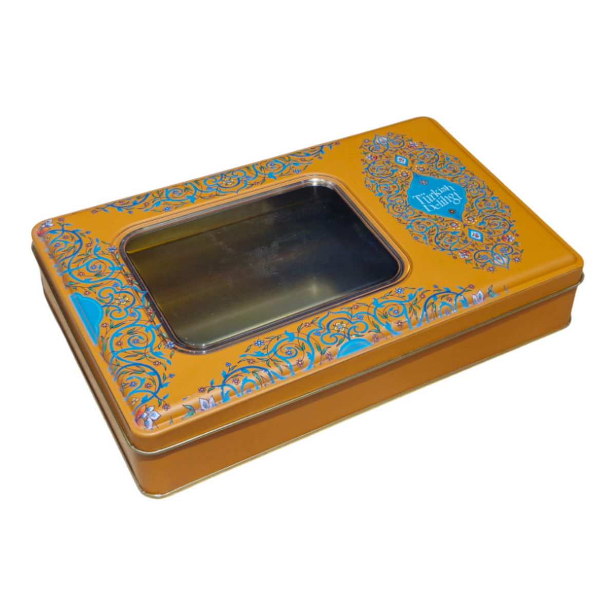 Özel Baskılı 170x260x40 mm Dikdörtgen Pencereli Teneke Kutu — UV Baskı Kutular — görsel 5 / 5 — Tinbox