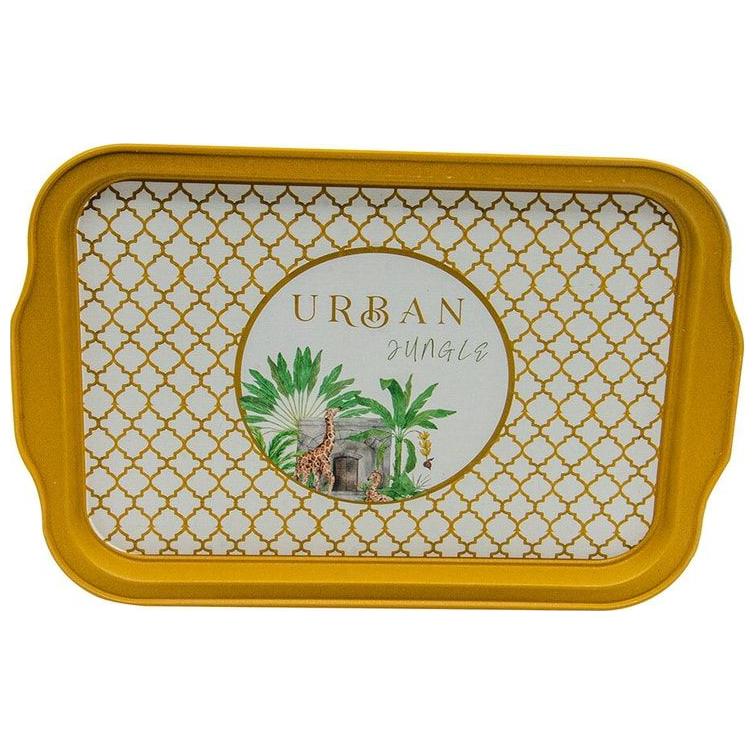 215x316 mm Rectangular Metal Tray Handle Tropical Jungle – A Lush Paradise of Nature & Wildlife — Trays — view 2 of 3 — Ti…