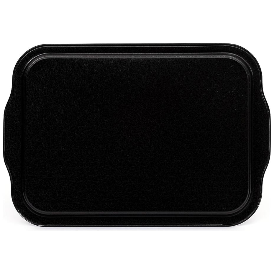 215x316 mm Rectangular Metal Tray Handle Vintage Café-Inspired Linen Texture Design — Trays — view 2 of 4 — Tinbox