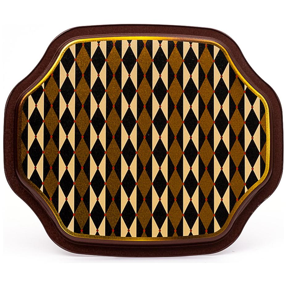 Kavisli dalgalı kenarlı tepsi 278x332 mm Vintage Sirk Zarafeti — Tepsiler — görsel 2 / 4 — Tinbox