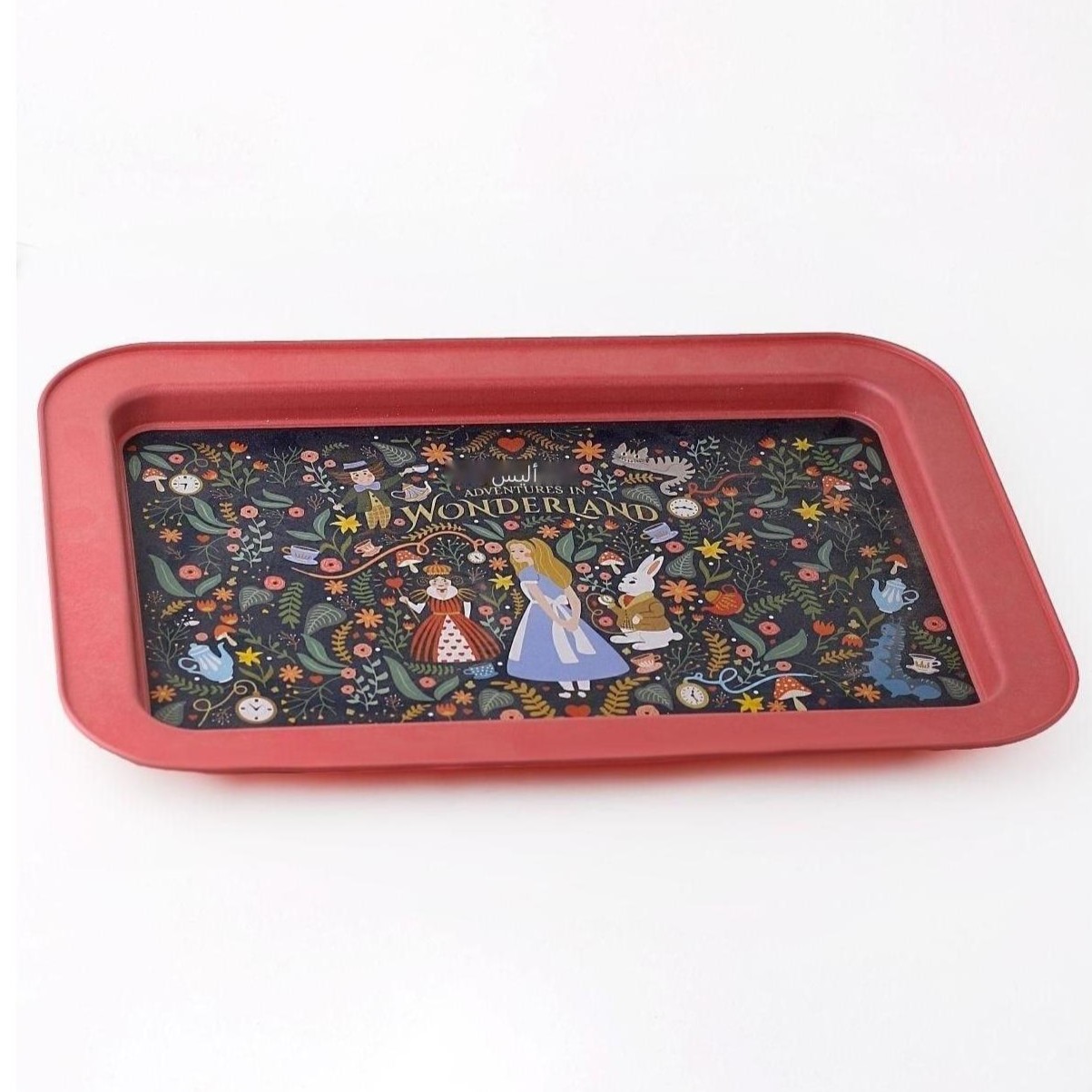 310x430 mm Metal Dikdörtgen Tepsi Alice Harikalar Diyarında — Tepsiler — görsel 4 / 5 — Tinbox