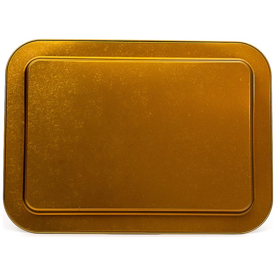 310x430 mm Metal Dikdörtgen Tepsi, Renkli Kuşlarla Süslü Vintage Kuş Kafesi İllüstrasyonu — Tepsiler — görsel 3 / 3 — Tinbox