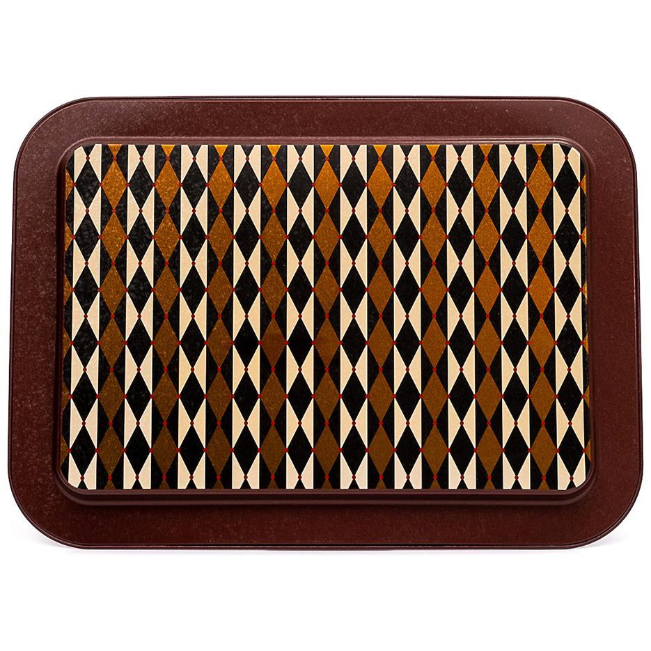 310x430 mm Metal Rectangular Tray Vintage Circus Elegance — Trays — view 2 of 4 — Tinbox