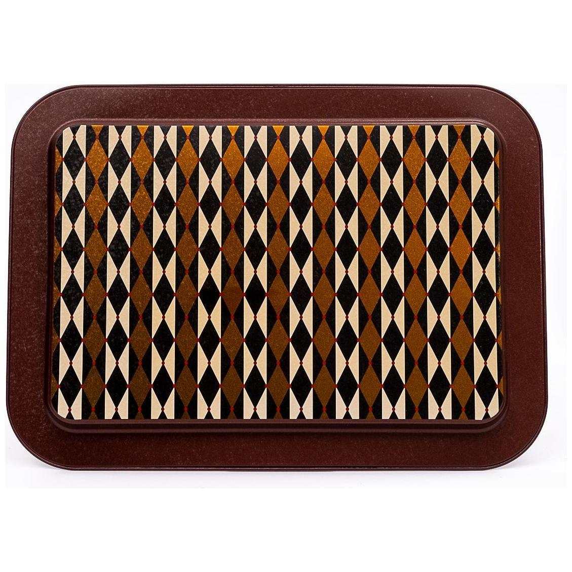 310x430 mm Metal Rectangular Tray Vintage Circus Elegance — Trays — view 3 of 4 — Tinbox