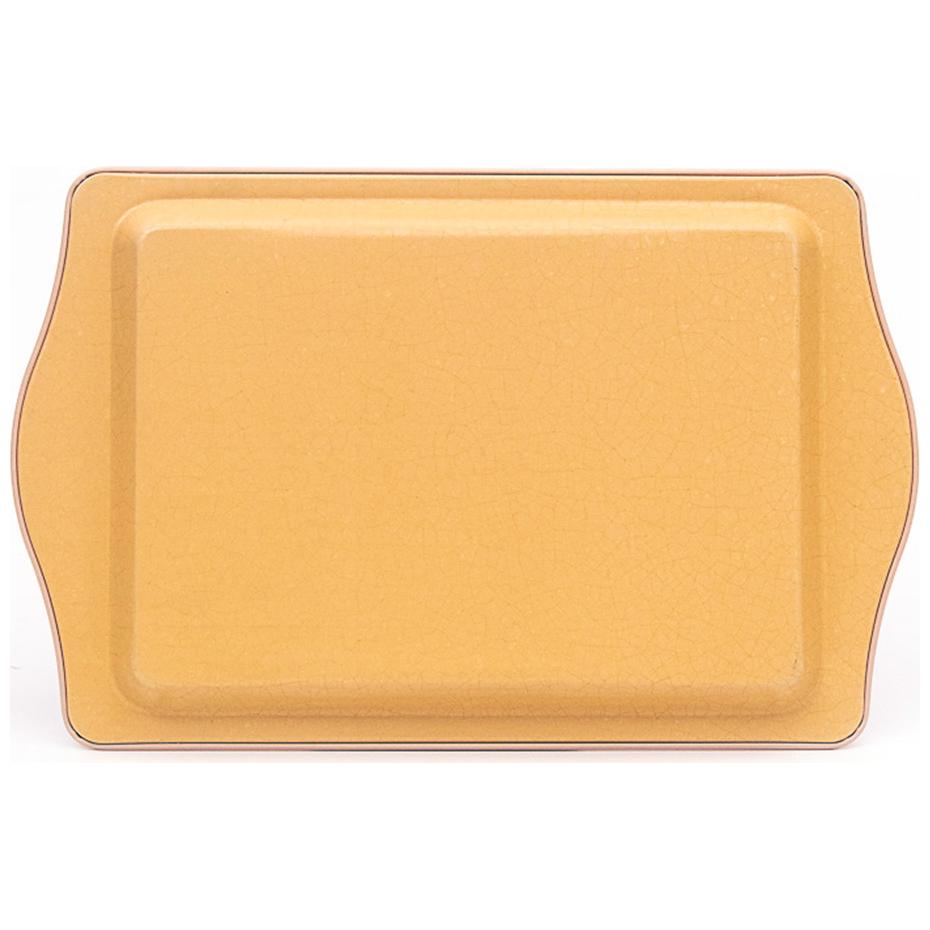 160 x 250 mm Dikdörtgen Metal Tepsi, Saplı, Çiçek Desenli, Pastel Pembe — Tepsiler — görsel 2 / 5 — Tinbox