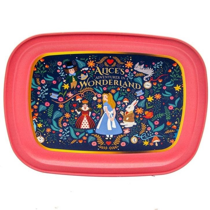 235 x 305 mm Metal Dikdörtgen Tepsi Alice Harikalar Diyarında — Tepsiler — görsel 2 / 3 — Tinbox