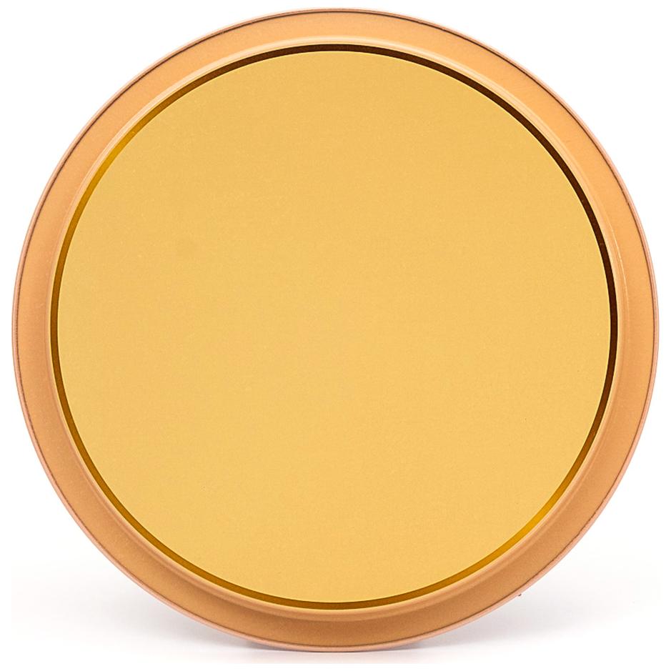 Ø315 mm Yuvarlak Metal Tepsi, Çiçek Desenli, Pastel Pembe — Tepsiler — görsel 2 / 4 — Tinbox