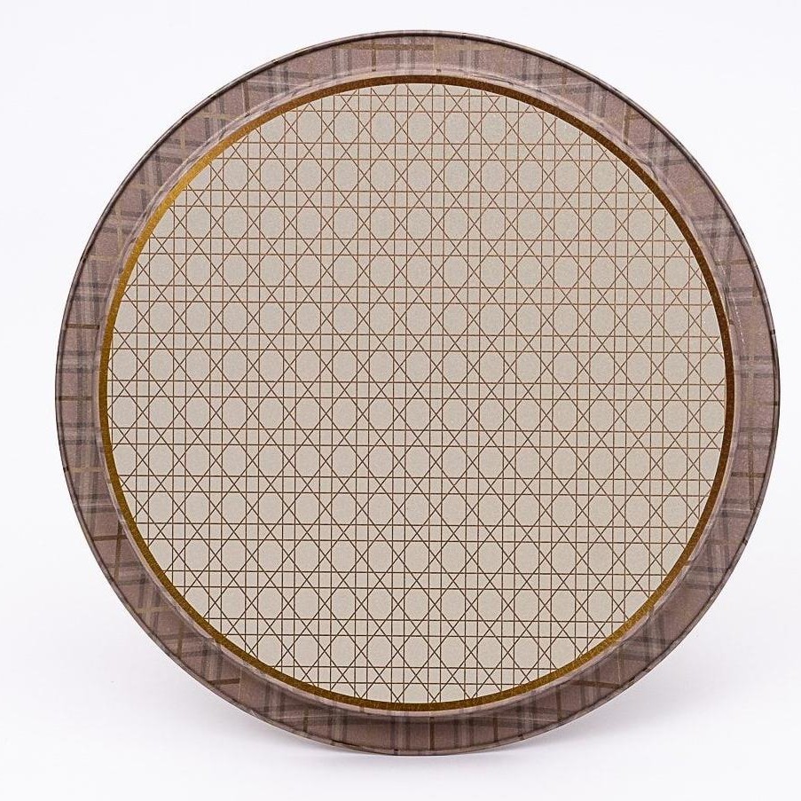 Ø315 mm Yuvarlak Metal Tepsi Rosy — Tepsiler — görsel 3 / 4 — Tinbox