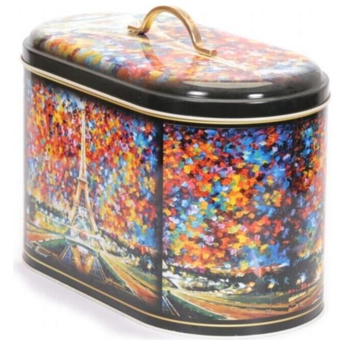 178 x 338 x 200 mm Metal Ekmek Kutusu Metal Saplı 9.8L Afremov Paris — Ekmeklik — görsel 3 / 5 — Tinbox