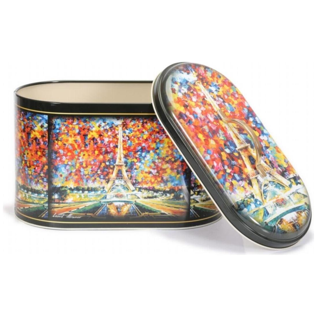 178 x 338 x 200 mm Metal Ekmek Kutusu Metal Saplı 9.8L Afremov Paris — Ekmeklik — görsel 4 / 5 — Tinbox