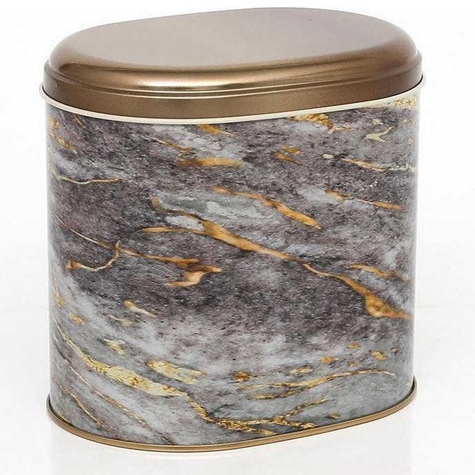 Oval Metal Kutu – 140 x 120 x 130 mm (1,4 L) Rock And Gold Light — Yuvarlak Kutular — görsel 3 / 5 — Tinbox