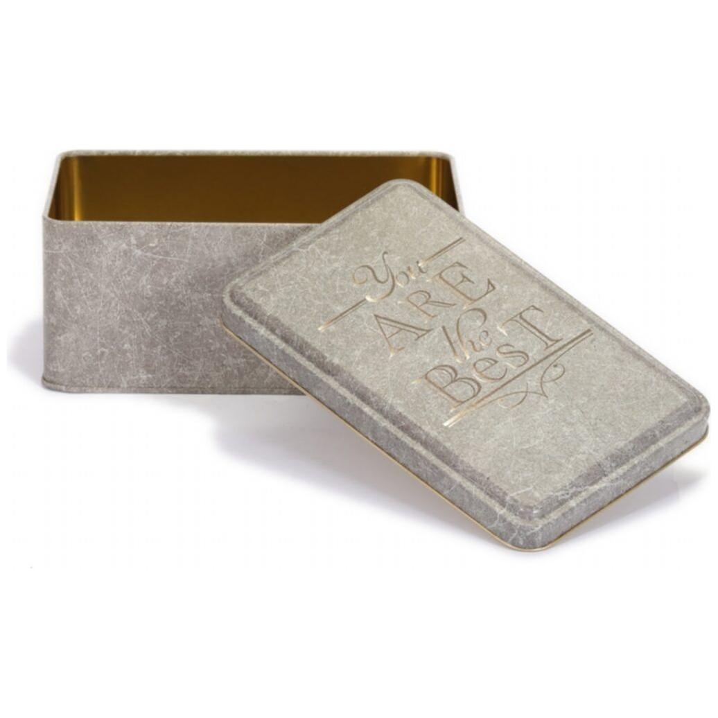 115x190x80 mm Dikdörtgen Metal Saklama Kutusu 1.6L Sen En İyisin — Dikdörtgen Kutular — görsel 4 / 4 — Tinbox