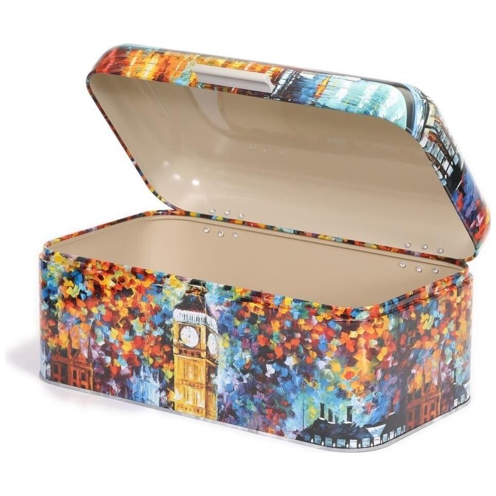 209 x 365 x 120 mm Dikdörtgen Ekmek Kutusu 9L Menteşeli Kapak Afremov Big Ban — Ekmeklik — görsel 7 / 8 — Tinbox