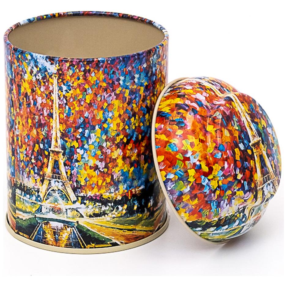 Ø90 x 110 mm Yuvarlak Metal Kutu – 0,6 L, Kubbeli Kapaklı Afremov Big Ban — Yuvarlak Kutular — görsel 2 / 6 — Tinbox