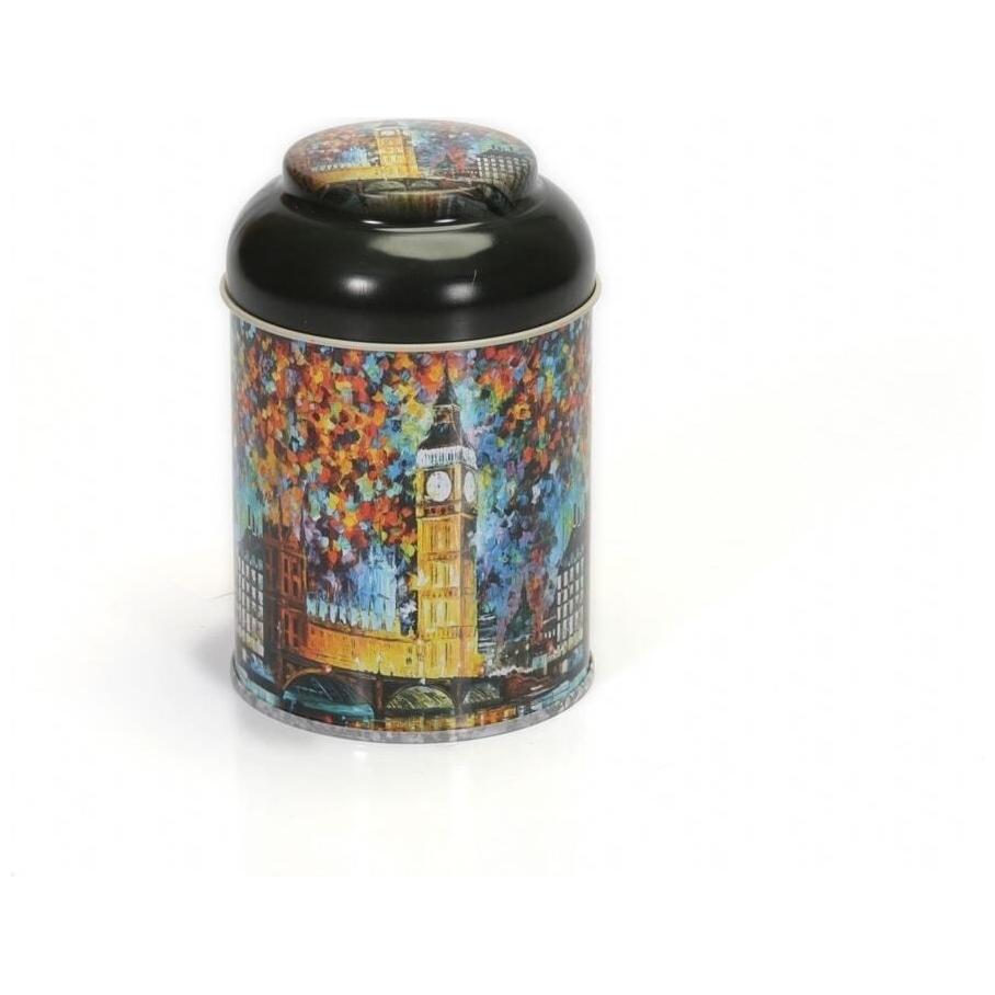 Ø90 x 110 mm Yuvarlak Metal Kutu – 0,6 L, Kubbeli Kapaklı Afremov Big Ban — Yuvarlak Kutular — görsel 4 / 6 — Tinbox