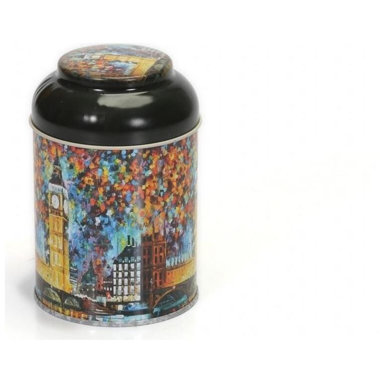 Ø90 x 110 mm Yuvarlak Metal Kutu – 0,6 L, Kubbeli Kapaklı Afremov Big Ban — Yuvarlak Kutular — görsel 5 / 6 — Tinbox
